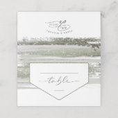 Abstracte Verflijnen Weddenlijst ID886 Plaatskaartje (Buitenkant ongevouwen)