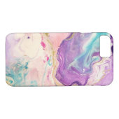 Abstracte verfmarkering Case-Mate iPhone case (Achterkant (Horizontaal))
