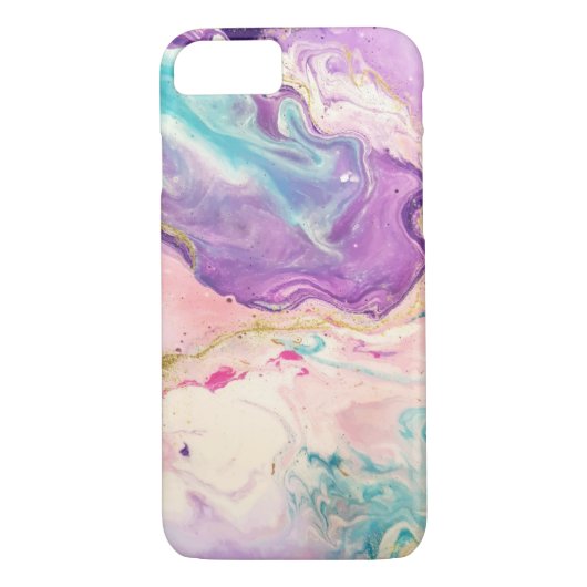 Abstracte verfmarkering Case-Mate iPhone case (Achterkant)