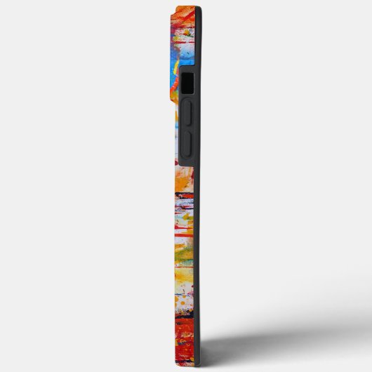 Abstracte verfplaat Case-Mate iPhone case (Achterkant / Links)