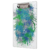 Abstracte verfplaat klembord (Links)