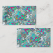 Abstracte verfput visitekaartje (Voorkant / Achterkant)