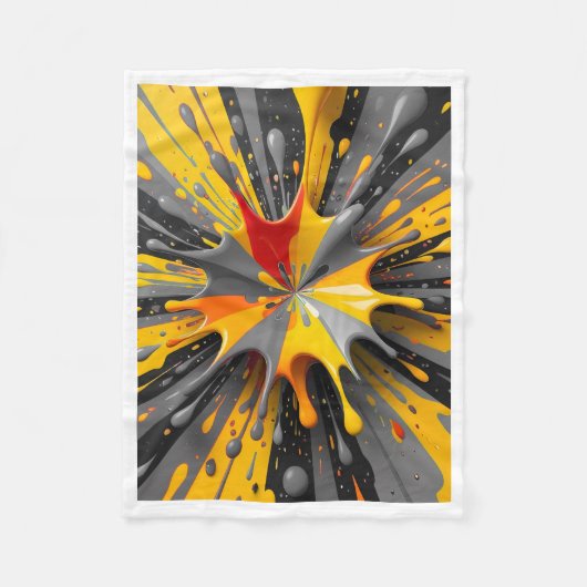 Abstracte verfspat dekens (Voorkant)