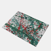 Abstracte verfspatten artistieke spatten deurmat (Schuin)