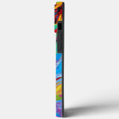 Abstracte verfspatten Case-Mate iPhone hoesje (Achterkant / Links)