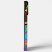 Abstracte verfspatten Case-Mate iPhone hoesje (Achterkant / Rechts)
