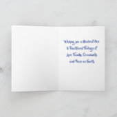 Abstracte verfsplash-kerstboom feestdagen kaart (Binnen)