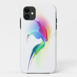 Abstracte verfsplattervlinder Case-Mate iPhone case
