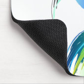 Abstracte verfsplattervlinder muismat (Hoek)