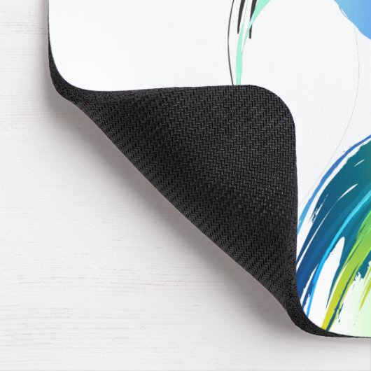 Abstracte verfsplattervlinder muismat (Hoek)