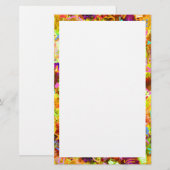 Abstracte verfstoffen met kleurrijke kleur briefpapier (Voorkant / Achterkant)