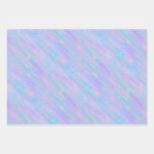 Abstracte verfstreken zeemeerminnen inpakpapier vel (Voorkant 3)