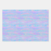 Abstracte verfstreken zeemeerminnen inpakpapier vel (Voorkant 2)