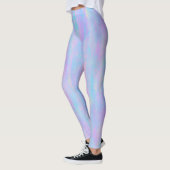 Abstracte verfstreken zeemeerminnen leggings (Links)