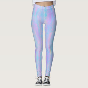 Abstracte verfstreken zeemeerminnen leggings