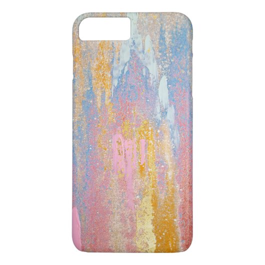 Abstracte verfstrepen Case-Mate iPhone case (Achterkant)