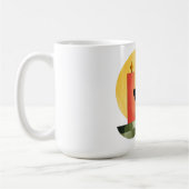 Abstracte verjaardagsviering koffiemok (Links)