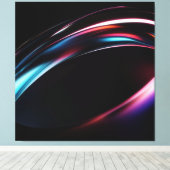 Abstracte verlichting canvas afdruk (Insitu (Houten vloer))