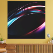 Abstracte verlichting canvas afdruk (Insitu (Woonkamer))