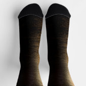 Abstracte verlichting zee glanzend bronreflectie sokken (Top)