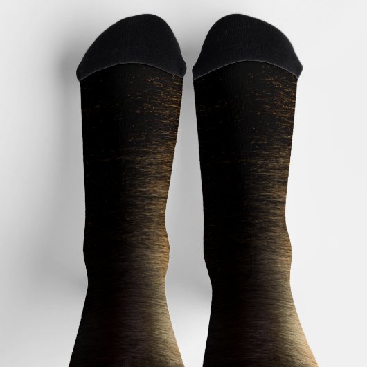 Abstracte verlichting zee glanzend bronreflectie sokken (Top)