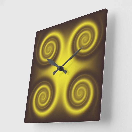 Abstracte verloopspiraalstructuur. vierkante klok (Hoek)