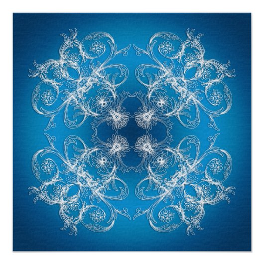 Abstracte verlooptextuur met barokstijl. perfect poster (Voorkant)