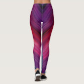 Abstracte Verlopen | Chevron Lijn Leggings (Achterkant)