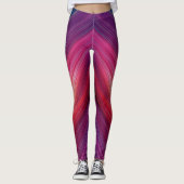 Abstracte Verlopen | Chevron Lijn Leggings (Voorkant)