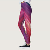 Abstracte Verlopen | Chevron Lijn Leggings (Links)