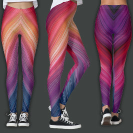 Abstracte Verlopen | Chevron Lijn Leggings