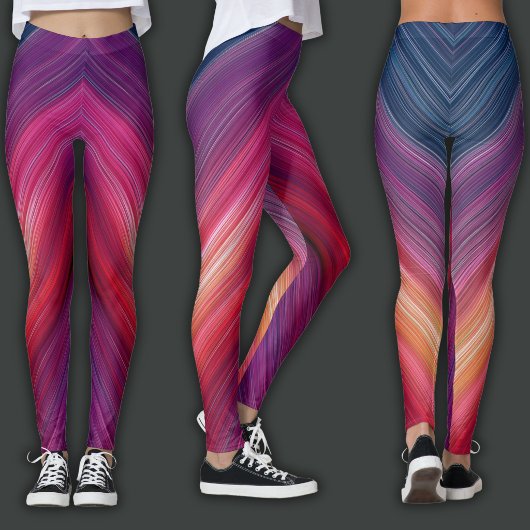 Abstracte Verlopen | Chevron Lijn Leggings