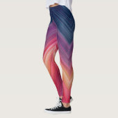 Abstracte Verlopen | Chevron Lijn Leggings (Links)