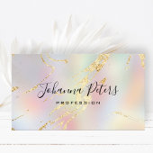 abstracte verlopen faux folie visitekaartje