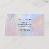 abstracte verlopen loyaliteitskaart visitekaartje (Achterkant)