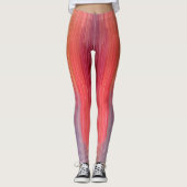 Abstracte Verlopen | Regenboog Drip Leggings (Voorkant)