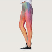 Abstracte Verlopen | Regenboog Drip Leggings (Links)
