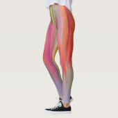 Abstracte Verlopen | Regenboog Drip Leggings (Links)