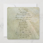 Abstracte vernieuwing Lace Vow Kaart (Achterkant)