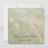 Abstracte vernieuwing Lace Vow Kaart (Voorkant)