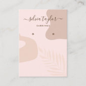 Abstracte verouderingskaart voor calligrafie visitekaartje (Voorkant)