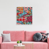 Abstracte Verrekte Canvas Afdrukken (Insitu (Woonkamer))