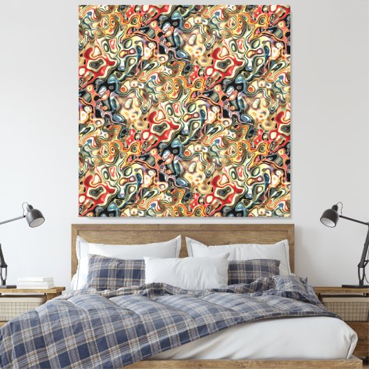 Abstracte Verrekte Canvas Afdrukken (Insitu (Slaapkamer))