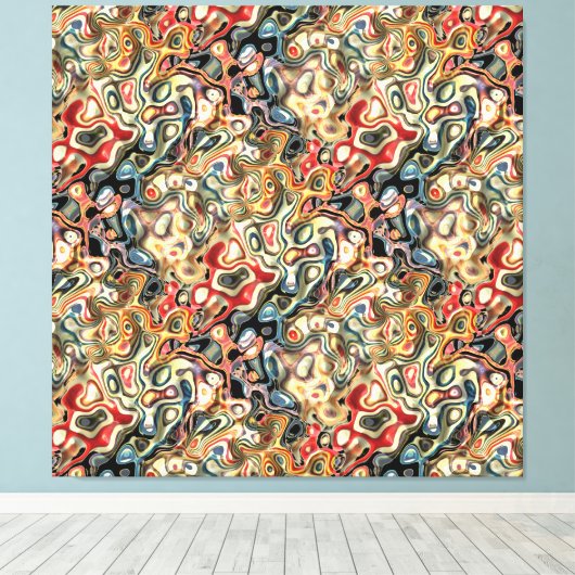 Abstracte Verrekte Canvas Afdrukken (Insitu (Houten vloer))