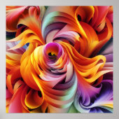 ABSTRACTE Verrekte Canvas Afdrukken Poster (Voorkant)