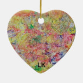 abstracte versiering keramisch ornament (Achterkant)