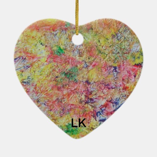 abstracte versiering keramisch ornament (Achterkant)