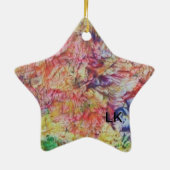 abstracte versiering keramisch ornament (Achterkant)