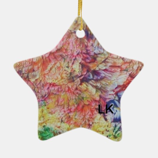 abstracte versiering keramisch ornament (Achterkant)