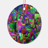 Abstracte versiering keramisch ornament (Links)